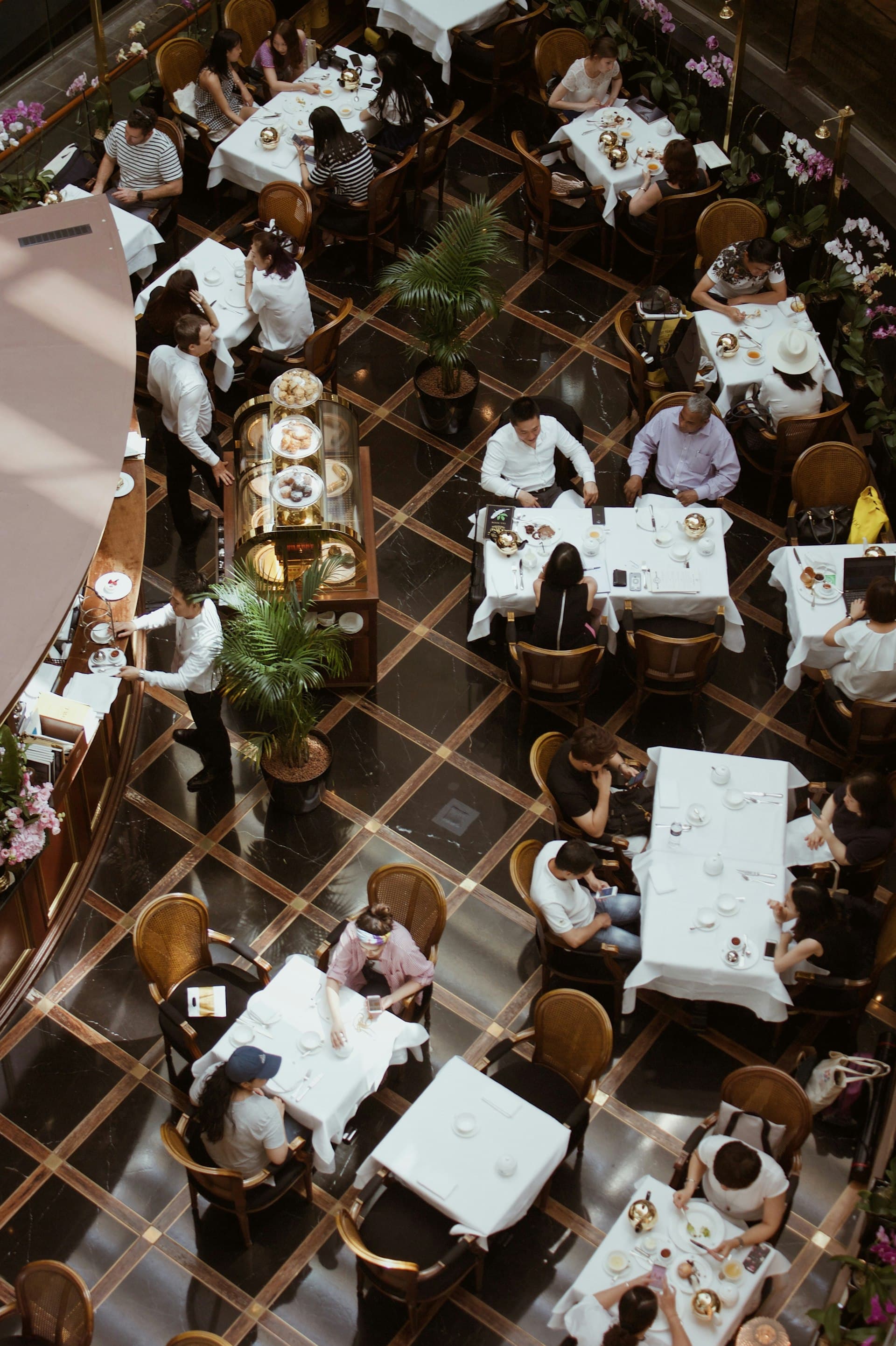 Private dining setup